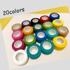 Kievano 20 Rotoli Benda Elastica Autoadesiva Colorata 2.5cm x 4.5m,