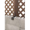 Takasho Lattice Post 2x4 Material Fixing Bracket for 3.9 inches