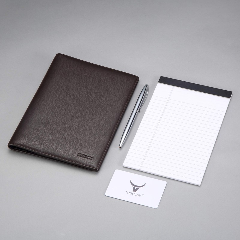 Leather Junior Padfolio for Men & Women with Pen Loop,