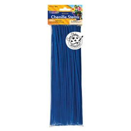Creativity Street Chenille Stems/Pipe Cleaners 12 Inch x 4mm 100-Piece, Dark Blue