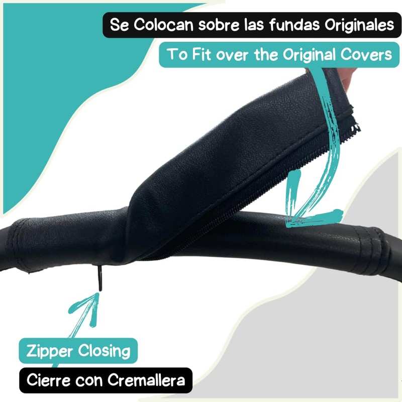 PROTEC TIF | Synthetic Leather Carry Handle Cover Compatible with