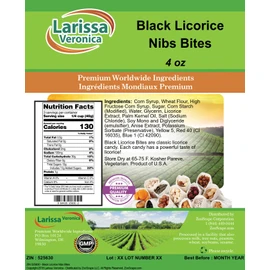 Black Licorice Nibs Bites (4 oz, ZIN: 525630) - 2 Pack