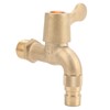 Brass WaterTap G1/2in Thread Spiral Opening Switch for Household Washing