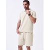DONYKARRY 2-Piece Men's Tracksuit Outfit Set Two Piece Shorts with