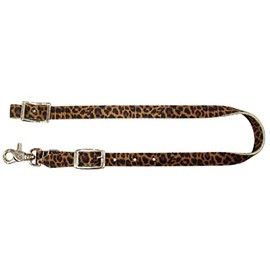 Showman Cheetah Print Nylon Wither Strap