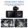 Unbranded 4K Dual Lens Car DVR Camera Dash Cam Front/Rear/Ins