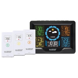 La Crosse Technology - WS6304 Weather Station Colourful 3 Sensors - Black