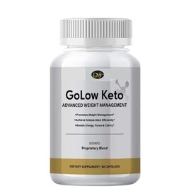 Golow Keto - Advanced Formula/Food Supplement/All Natural Ingredients - New & Sealed - 60 Capsules