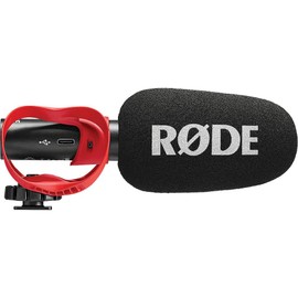 Rode VideoMic GO II-H On-Camera Shotgun Microphone and Deluxe Windshield Wind Cover Kit