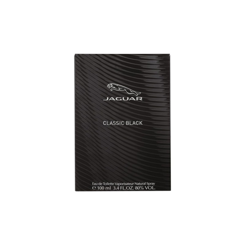Jaguar Eau de Toilette Spray for Men, Black, 3.4 Ounce