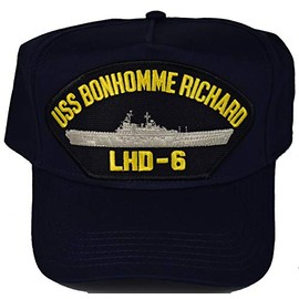 EC USS Bonhomme Richard LHD-6 HAT - Navy Blue - Veteran Owned Business