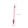 Mikinona Dual Ended Drill Pen Set for Nail Art Pink