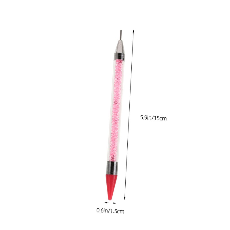 Mikinona Dual Ended Drill Pen Set for Nail Art Pink