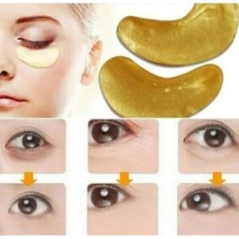 35 Cápsulas Desmaquillantes de Aceite Esencial de Pulpa de Arroz + 1 Par Mascarilla De Colageno Para Ojos Con Base De Oro, Limpieza Profunda y Rápida De Poros, Aclarante,Calmante e Hidratante