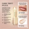 Pack of 2 Women's ColourChanging Lipstick with Gold Leaf, Adjustable