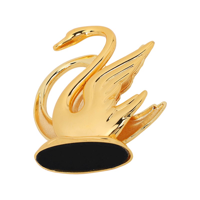 Swan Napkin Holder Golden Swan Design Rustproof Alloy Elegant Style
