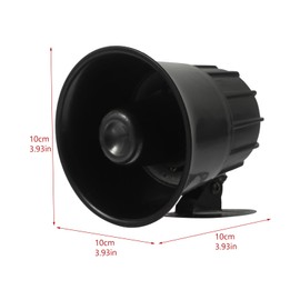 FELTECHELECTR Siren Alarm Replacement Outdoor Speaker Single Tone Horn for Automotive Safety Loud Warning Sounds Easy Installation for Various Car Models for Truck Accessories