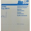 BeA 380/6 1/4" 80 Series Staples for 21680B & 21680B-ALM Stapler, 24,000 Per Box