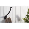 Richelieu Hardware 79629BAG Nystrom Classic Forged Iron Hook, Matte Black