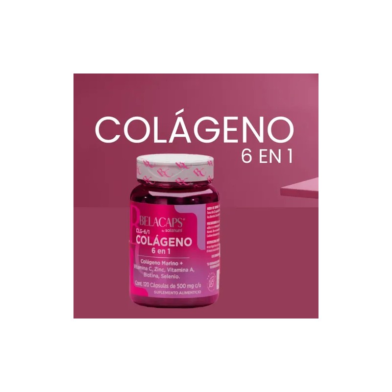 Solanum Colgeno 6 En 1 60 Capsulas Sin Sabor