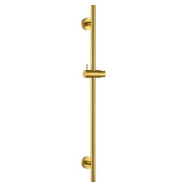 Luxier SB01-30-G 30 in. Adjustable Slide Bar for Handheld Showerheads in Brushed Gold