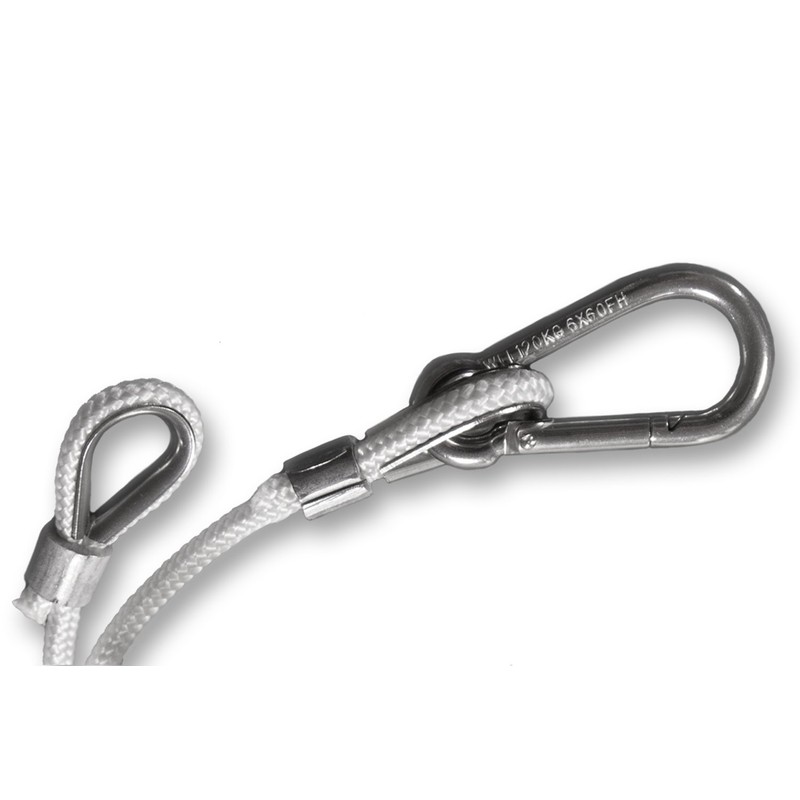 FBS PES Hoisting Rope Flag Rope Replacement Rope with Carabiner