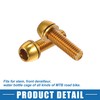 A ABSOPRO Bicycle Stem Screw Fixing Screw Handlebar Stem Bolt