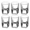 VITTORI - Set de 6 Vasos Tequileros Shot Caballito Chupito