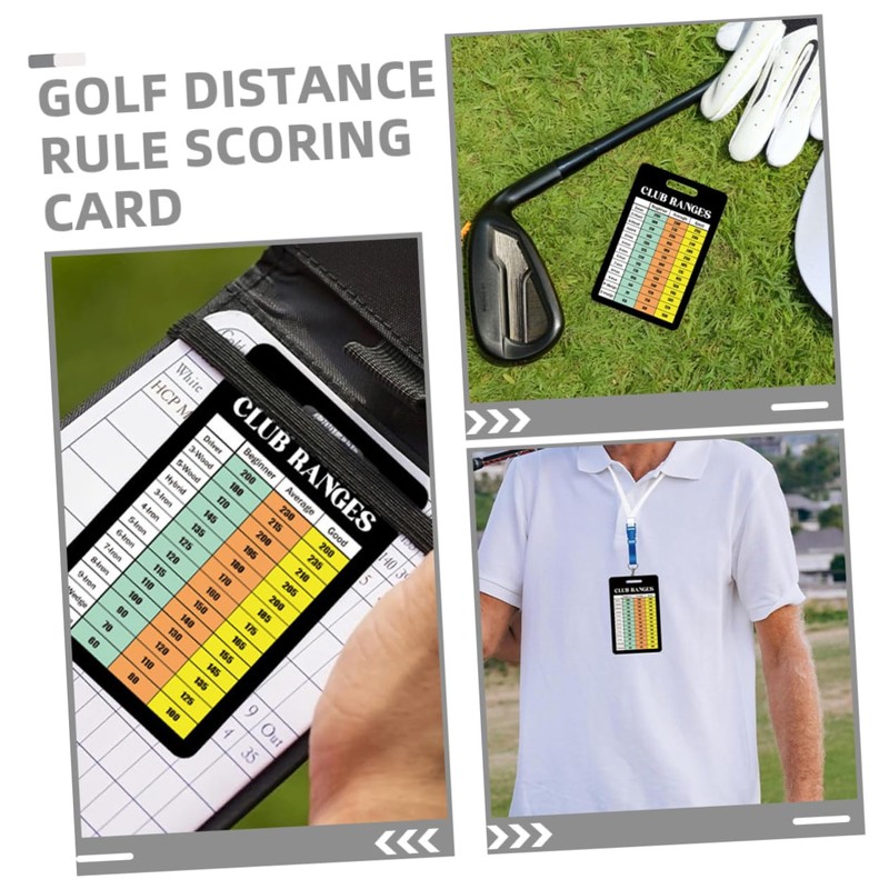 COHEALI 12 Sheet Golf Scorecard Golf Charts Range Range Cards