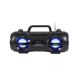 Emerson EPB-3005 Retro Portable Boombox CD Player, AM/FM Radio, Bluetooth, USB, LED Display, Aux-in, Headphone Jack, Battery or AC Powered, Classic Entertainment for Home & Outdoors