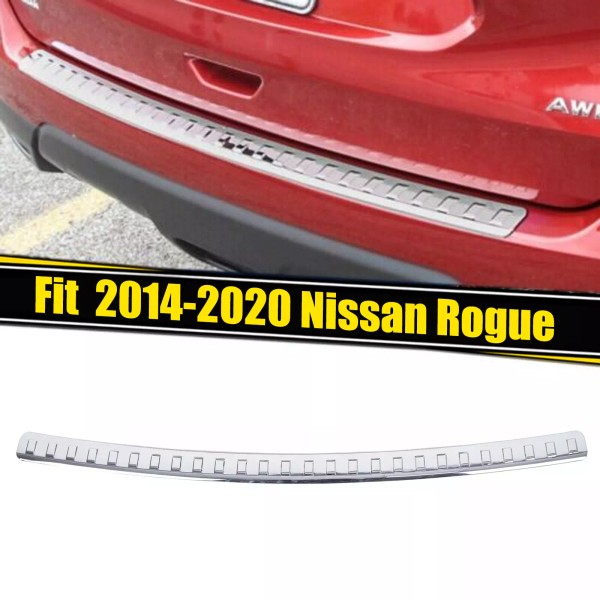 YLT Auto For 2014-2020 Nissan Rogue Chrome Rear Bumper Protector