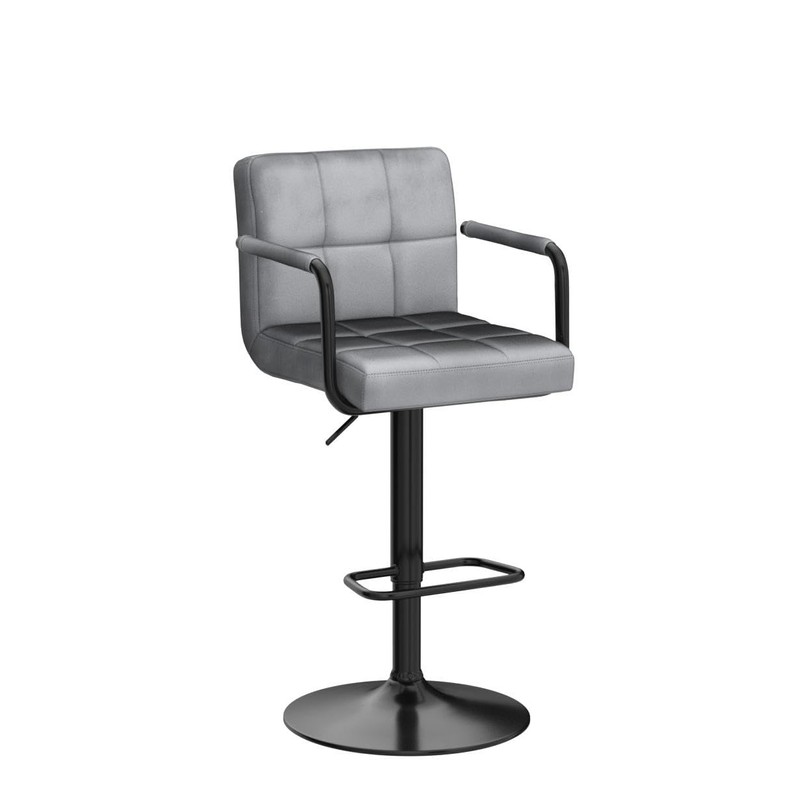 Furnimart Adjustable Bar Stool Swivel Barstools Set of 2 Counter