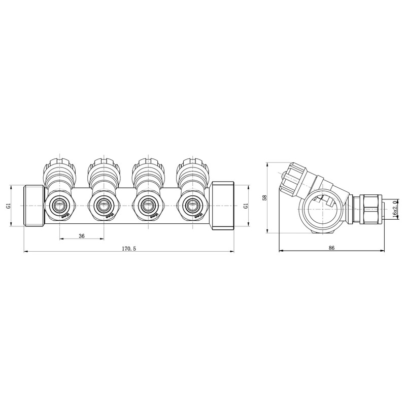 AQUA HEATING Hot Water Distributor Water Distributor Hot Water Drinking