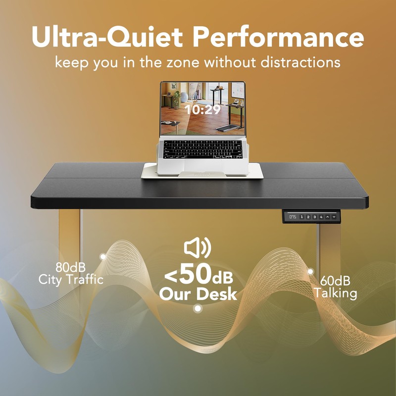 HUANUO 32 x 19 inch Electric Standing Desk Adjustable Height,