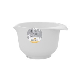 Birkmann Colour Bowls, Mixing and Serving Bowl, Small, 0.75 Litres, Scratch-Resistant, Stable, Sustainable, White