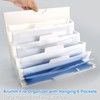 Aruihm Wall File Organizer 6 Pocket, Hanging Wall File Organiser