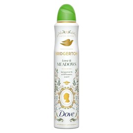 Dove Limited Edition Bridgerton Love & Meadows Anti-Perspirant Aerosol women's deodorant spray with a bergamot & wildflowers scent for 72-hour sweat and odour protection 6x 200 ml