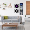 HEYTUYA 4 Pack 12.5x12.5 Black Record Frame, Lightweight PVC Album