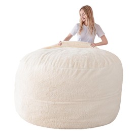 MAXYOYO Bean Bag Chair Cover(Cover Only,No Filler), Washable Soft Cover for Living Room Bedroom