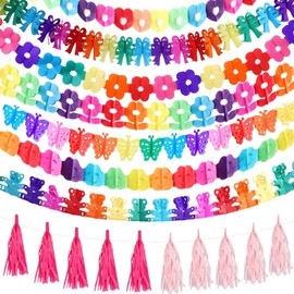 APPCXOKL Colourful Party Garland Set – Decorate Your Birthday & Fancy Dress with Various Shapes and Colours