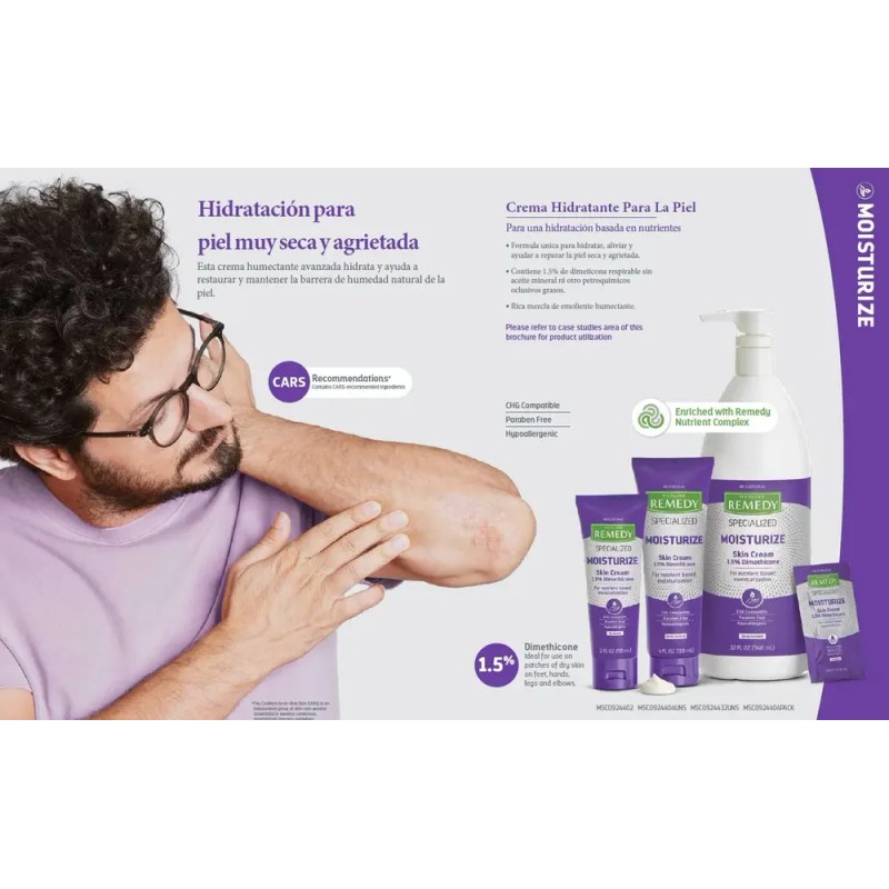 Crema Líquida Remedy Nutricion Intensiva 472 Ml Medline 2pza Neutra