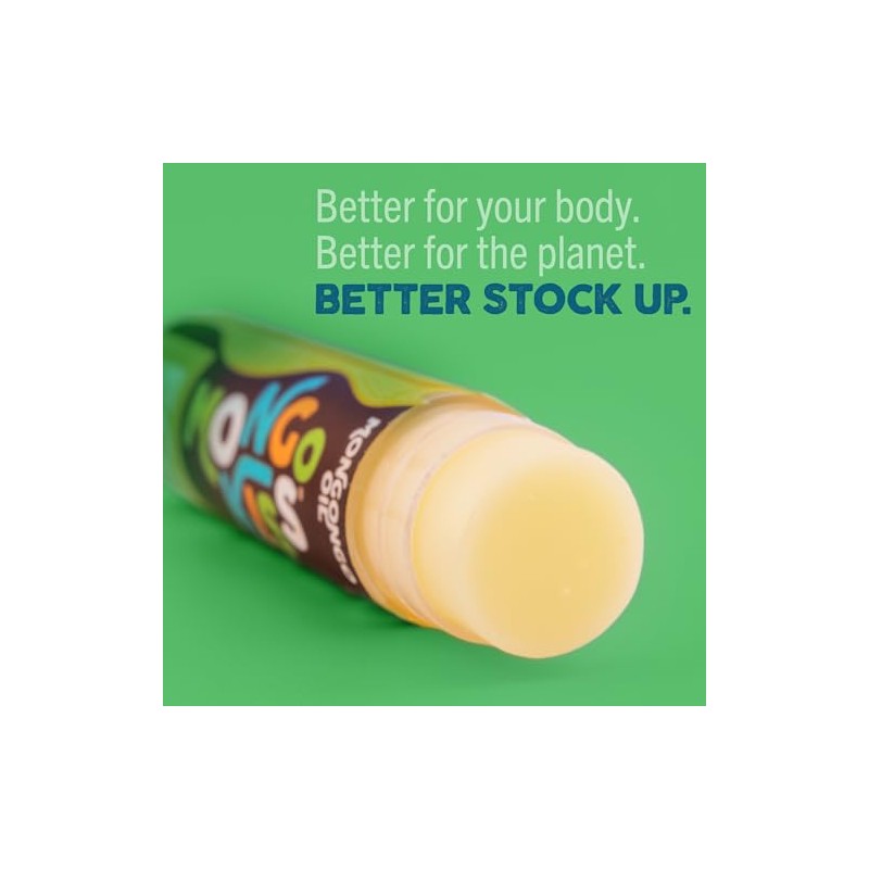 Eco Lips Protetor labial orgnico Mongo Kiss pacote com 4