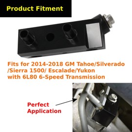 AmiliParts Trans Fluid Thermal Bypass Valve Fits for 2014-2018 GM Tahoe/Silverado/Sierra 1500/ Escalade/Yukon with 6L80 6-Speed Transmission (Installation Guide Included) OE #: 125068000