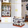 XHWZOF Monster Trucks Laundry Hamper Basket Kid Gift Toy Bin