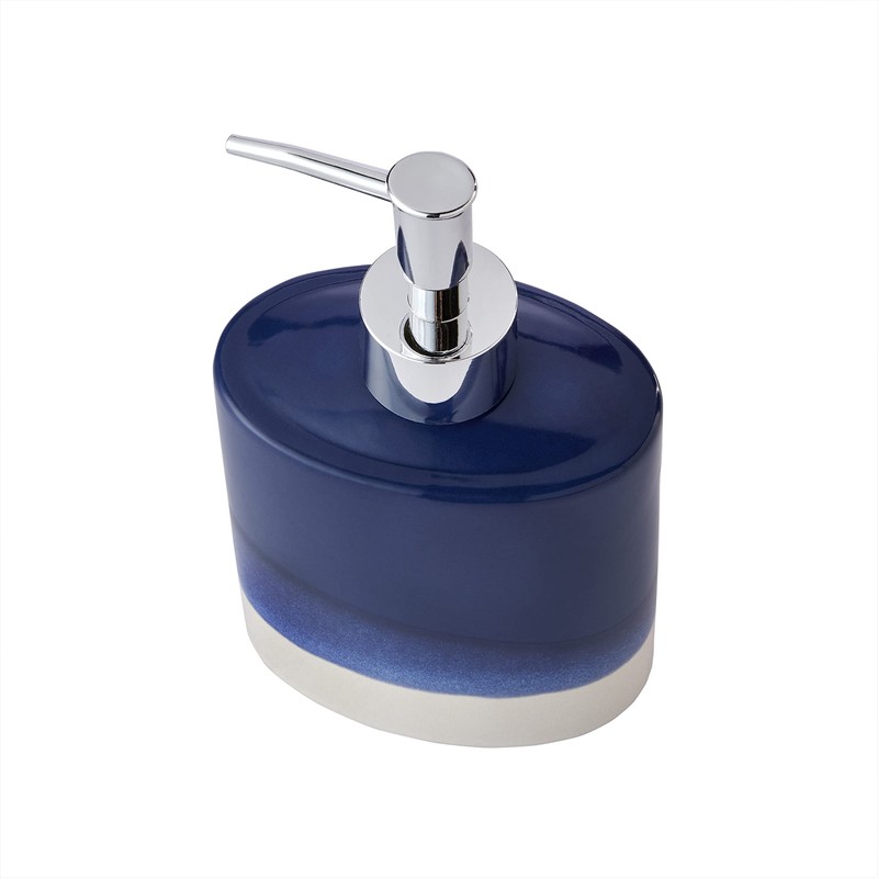 SKL Home Alanya Soap Dispenser, Blue