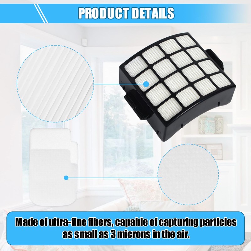 Replacement Shark AZ3002 Filters，For Shark Stratos Duoclean Powerfins Hairpro Powered