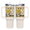 AT2Z GLOBAL Insulated Volleyball Tumbler, 40 oz, Double Wall Vacuum