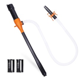 Portable Power Battery Pump, Liquid Water&Fuel Transfer Pump Up to 2.2 GPM, Battery Operated Siphon Liquid Extractor for Gasoline Diesel Fuel