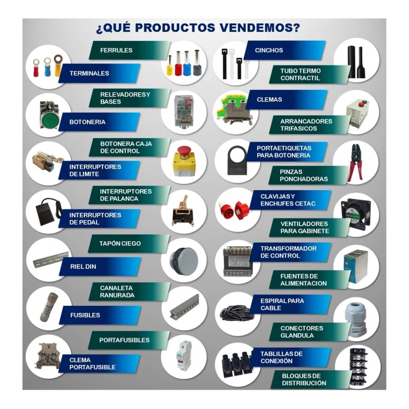 Terminal Punta Plana 12-10 Awg 100 Pzs Am-e