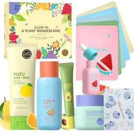 Kit Cuidado Facial Beau Base 10 Piezas Limpiador Tónico Serum Crema Ojos Humectante Mascarilla Regalo Mujer Hidratación Profunda Control Grasa Rutina 
